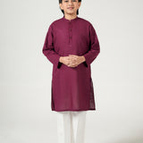 Boys Maroon Basic Kurta (MSKZB-31)