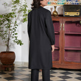 Boys Black Kurta Trousers (MSKZS-07)