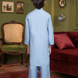 Boys Sky Kurta Shalwar Set (MSKZS-11A)