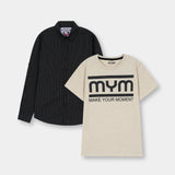 Boys Shirt And T-Shirt Pack (MSSST-28)