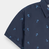Short Sleeve Embroidered Shirt (MSWBS-35)