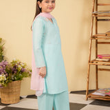Embroidered Kameez & Trousers With Dupatta (GSK-612)