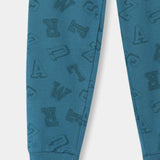 Boys Printed Knit Trousers (PJ-127)