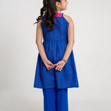 Embroidered Rangeen Kurti Set (RGKS-08)