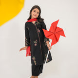 Embroidered Kameez & Trousers With Dupatta (RGKS-43)
