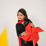 Embroidered Kameez & Trousers With Dupatta (RGKS-43)