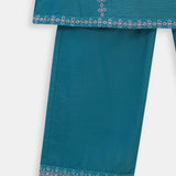Embroidered Rangeen Kurti & Trouser (RGKS-52)