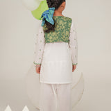 Emb, Kameez With Waistcoat and Shalwar (SEDGK-01)