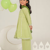 Embroidered Kameez & Trousers With Dupatta (SERGKS-01)