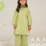Embroidered Kameez & Trousers With Dupatta (SERGKS-01)