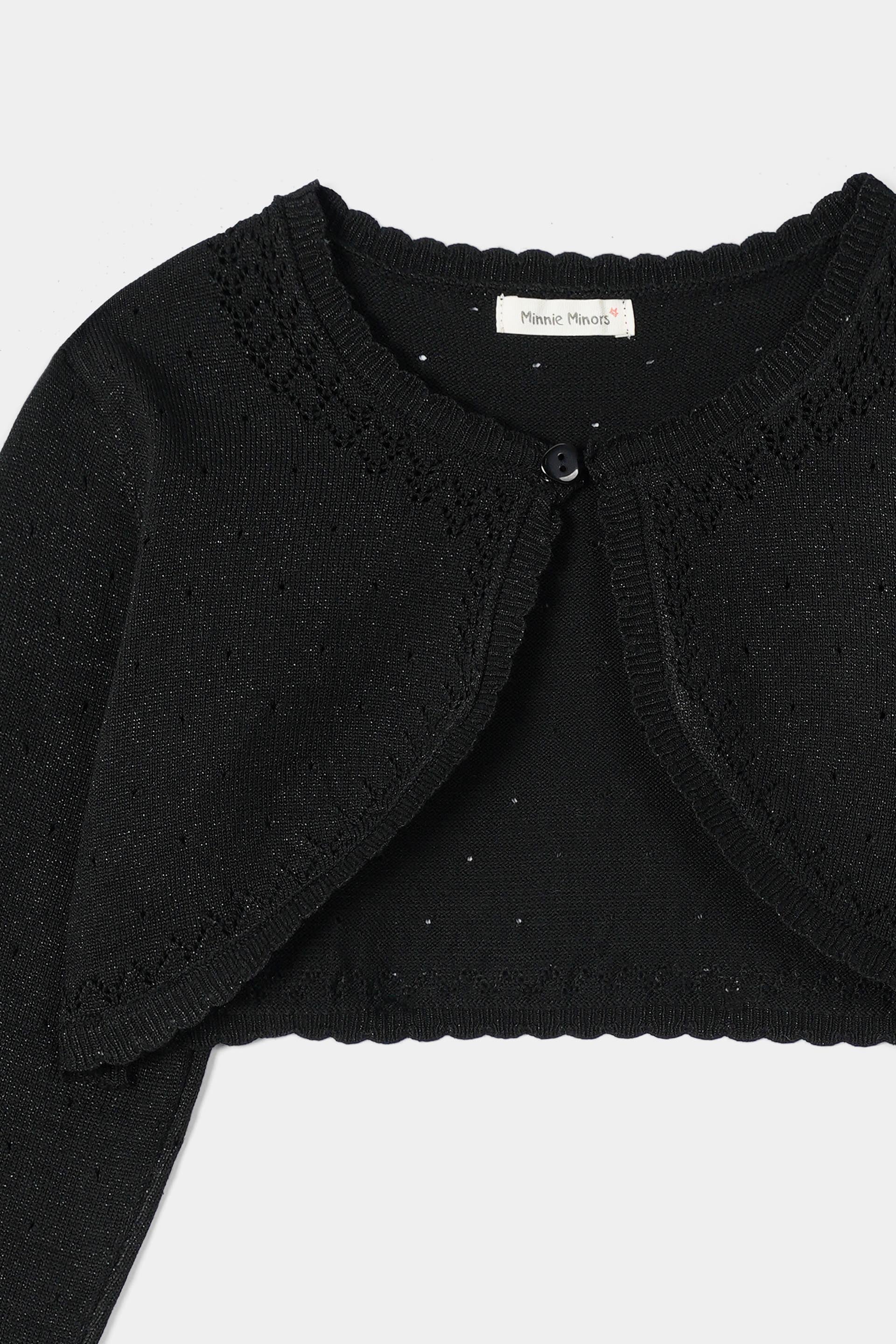 Girls Lurex Shrug (SGMM-048) – Minnie Minors - Main Image