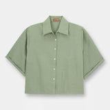 Super Girl Button Down Shirt (SGWT-24)