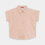 Super Girl Button Down Shirt (SGWT-25)