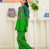 Short Shirt With Bootcut Trouser Digital Print (SSDGKS2-12)