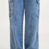 Wide Leg Cargo Trousers (SSGD-156)