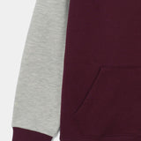 Contrast Sleeve Zipper Hood (SSGKH-56)