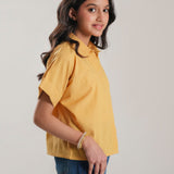 Button Down Cropped Shirt (SSGTU-927)