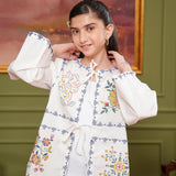 Embroidered Tunic With Vest (SSGTU-954)