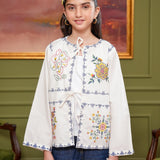 Embroidered Tunic With Vest (SSGTU-954)