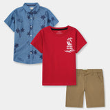Shirt, T-Shirt And Shorts (Set) (SST-164)