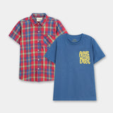 Shirt And T-Shirt Set (SST-168)