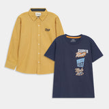 Shirt And T-Shirt Set (SST-170)