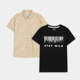 Shirt And T-Shirt Set (SST-171)