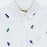 Boys All-Over Dino Embroidery Shirt (WBS-1001)