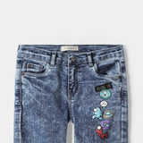 Random Wash Slim Fit Pants (WDT-535)