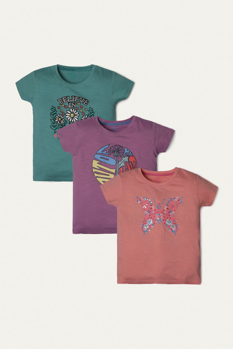 T-Shirts (Pack Of 3) (GTP-150)