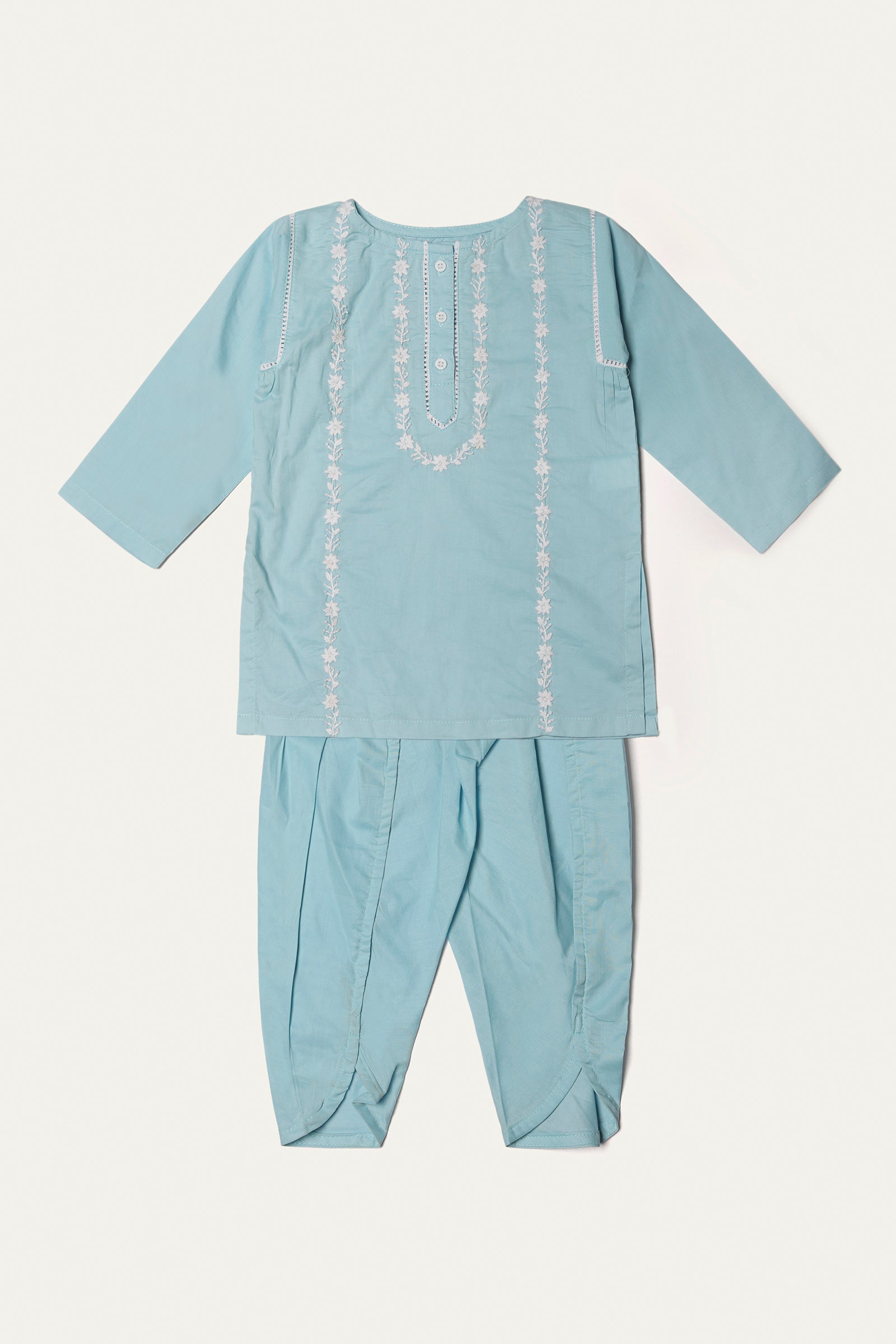Hand Embroidered Kameez With Tulip Shalwar (ISKH-05)