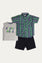 GRAPHIC T-SHIRT WITH SHORTS AND SHIRT (ITTSS-028)