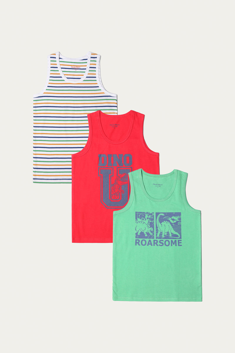 Graphic Vests (pack of 3) (BV-134)