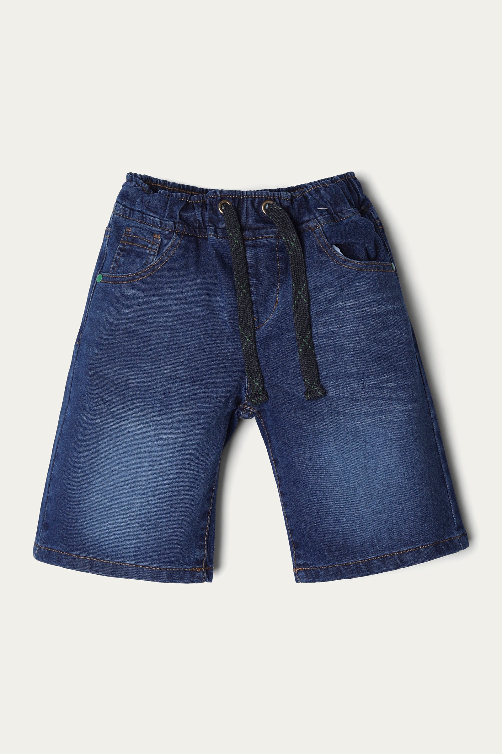 GRAPHIC T-SHIRT WITH DENIM SHORTS (BTS-093)