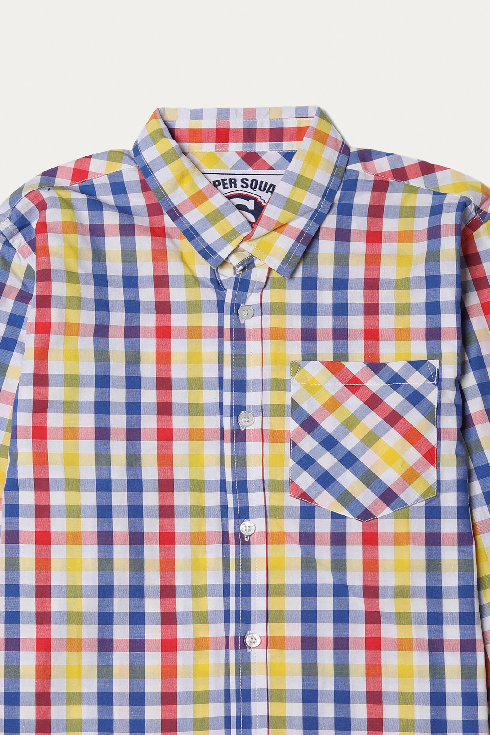 MULTI COLOR CHECK SHIRT (SSBWS-380R)