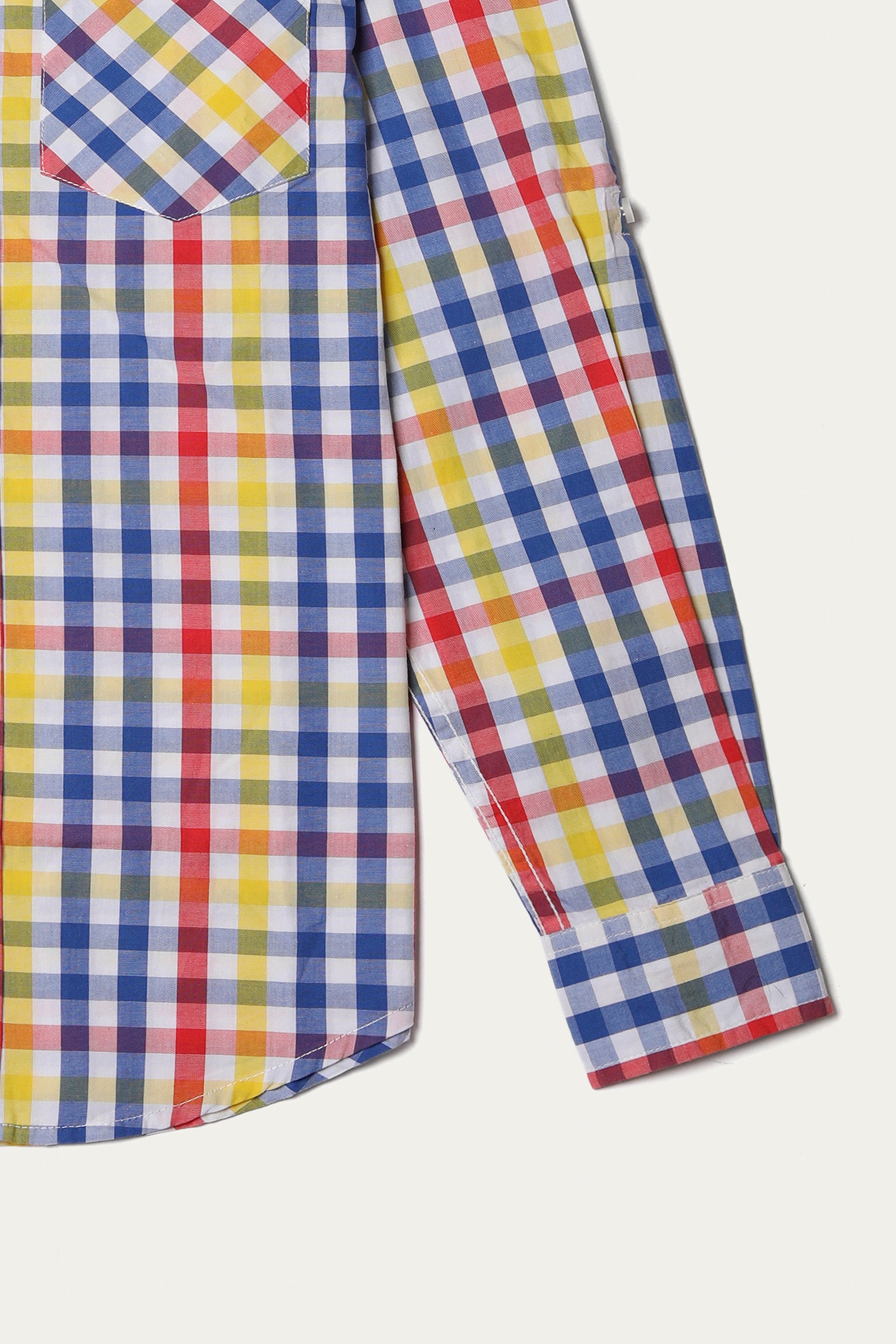 MULTI COLOR CHECK SHIRT (SSBWS-380R)