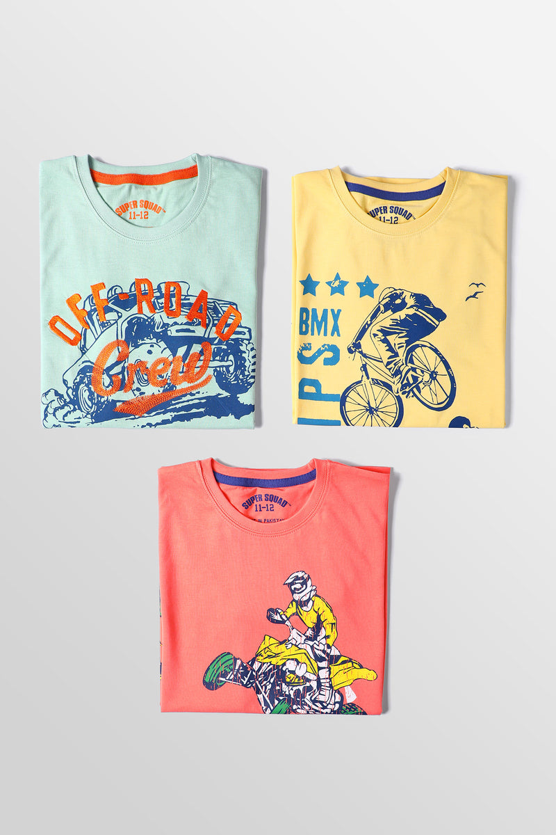 T-Shirt Pack 3Pc (SSBKP-119)