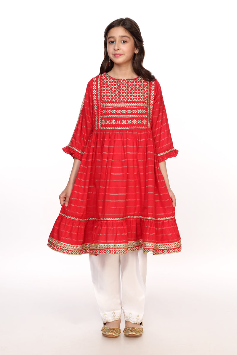 Embroidered Rangeen Kurti (RGK-099)