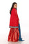 Embellished Kameez with Gharara & Dupatta (GPW-S950)