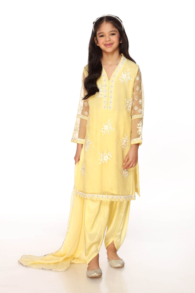 Embellished Kameez with Trousers & Dupatta (GPW-S938)